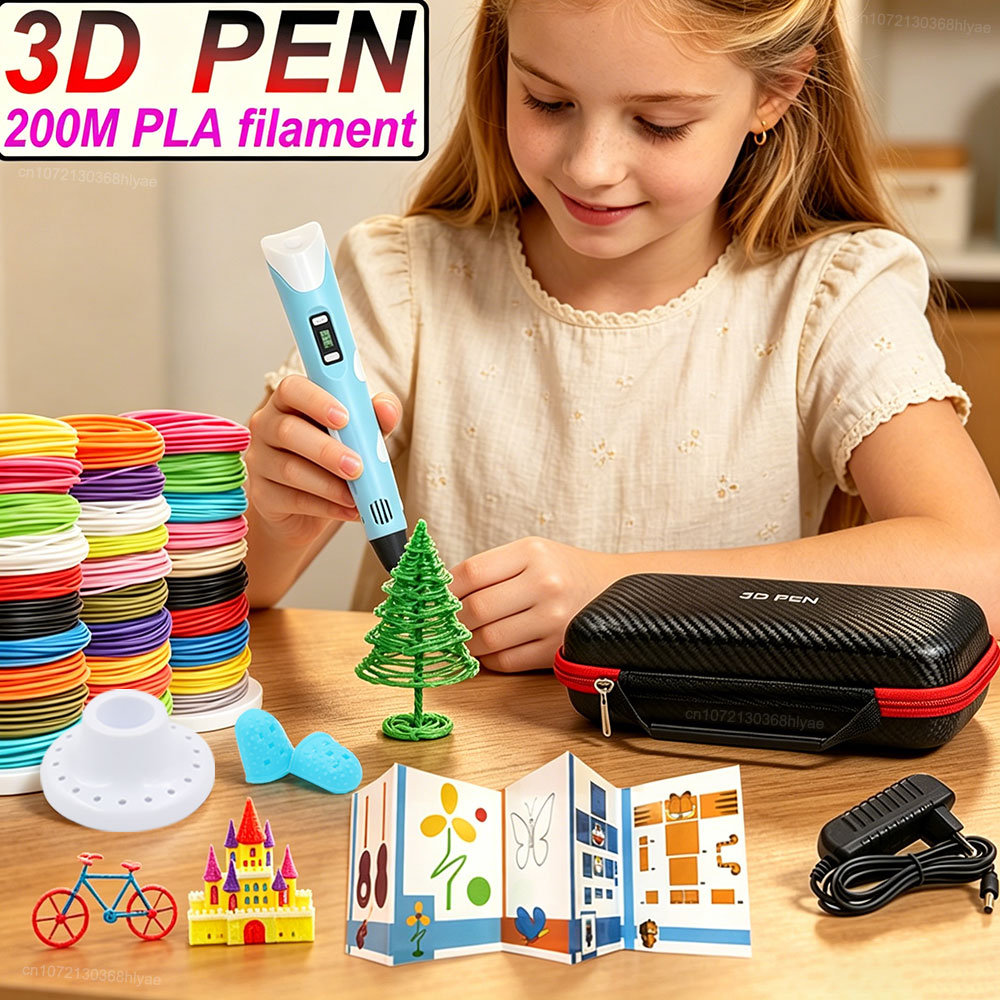 Pla Filament - Yeni Çocuklar İçin 3D Kalem, LCD