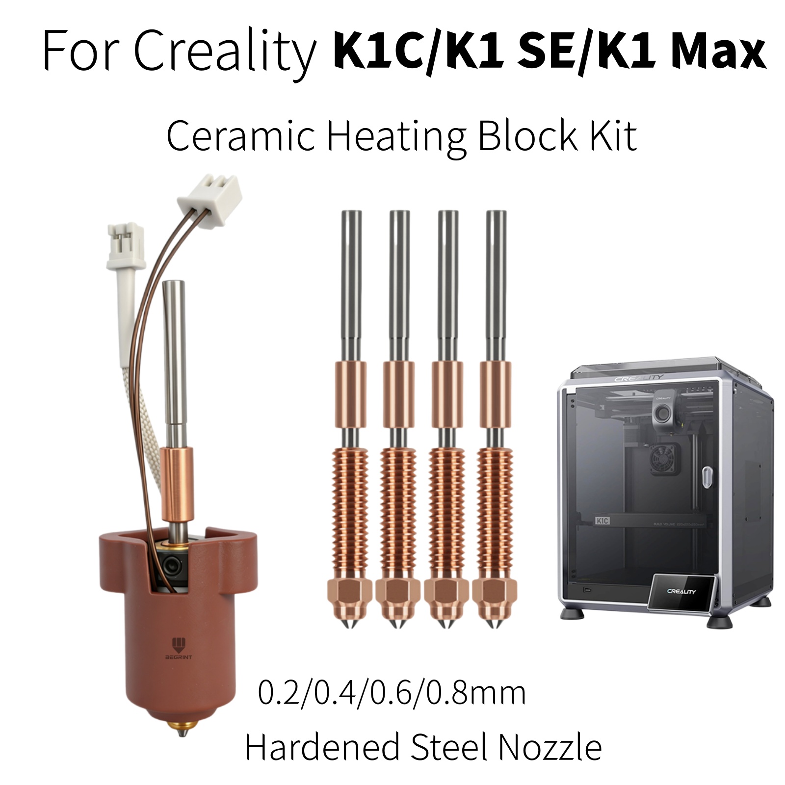 Hotend Assembly - Creality K1C K1 MAX Hotend için