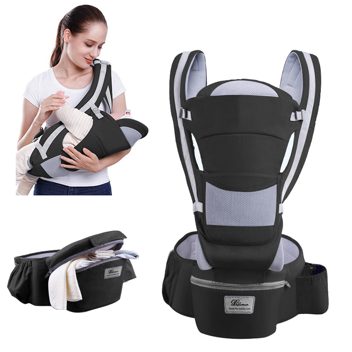 Carriage Bed - Yenidoğan ergonomik bebek taşıyıcı sırt çantası