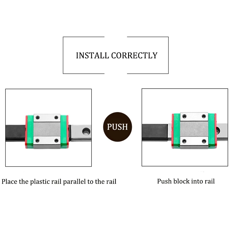 HIWIN Orijinal MGN9H MGN12H Li - Linear Rail Mgn12H Set incelemesi ve fiyatı