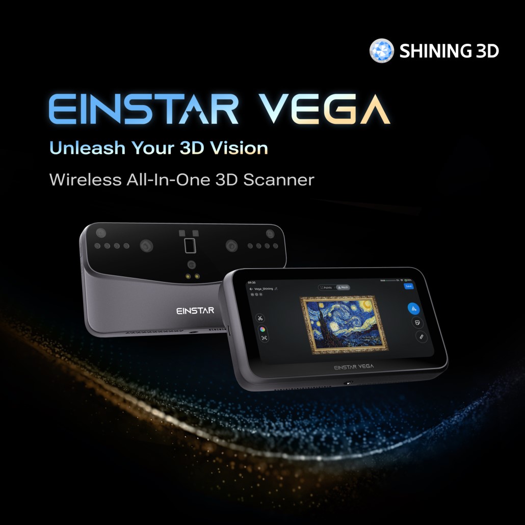 Shining Einstar Vega Tarayıcı  - Handheld 3D Scanner High Precision incelemesi ve fiyatı