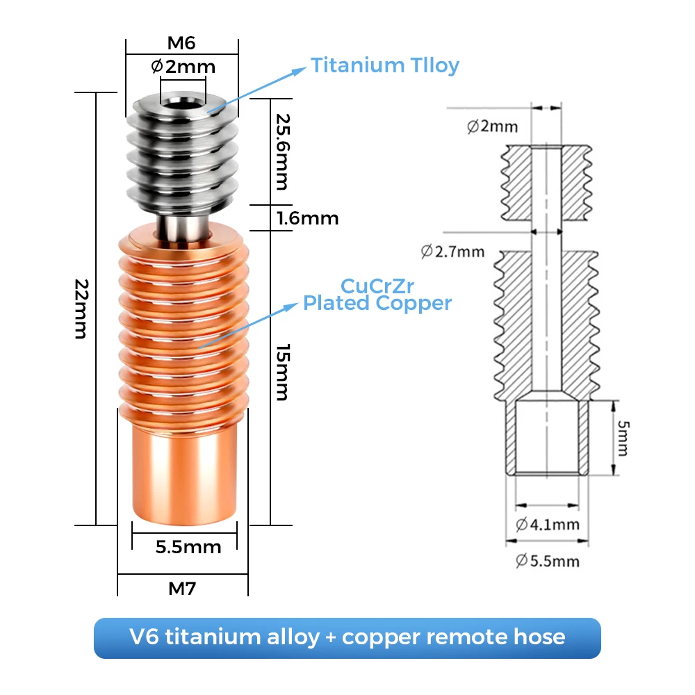 Yüksek Kaliteli E3D V6 Boğaz V - Direct Drive Extruder incelemesi ve fiyatı
