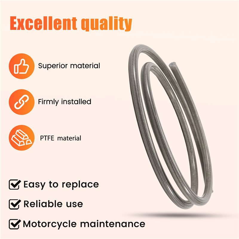 AB56-Motosiklet AN3 1M Örgülü  - Ptfe Tube incelemesi ve fiyatı