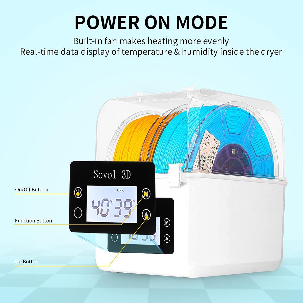 Sovol Filament kurutma 2023, S - Enclosure 3D Printer incelemesi ve fiyatı